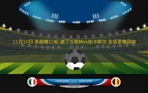 11月10日 英超第11輪 諾丁漢森林vs紐卡斯?fàn)?全場(chǎng)錄像回放