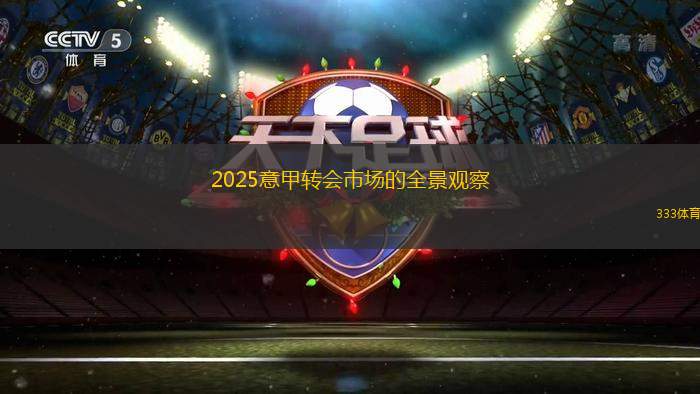2025意甲轉(zhuǎn)會市場的全景觀察